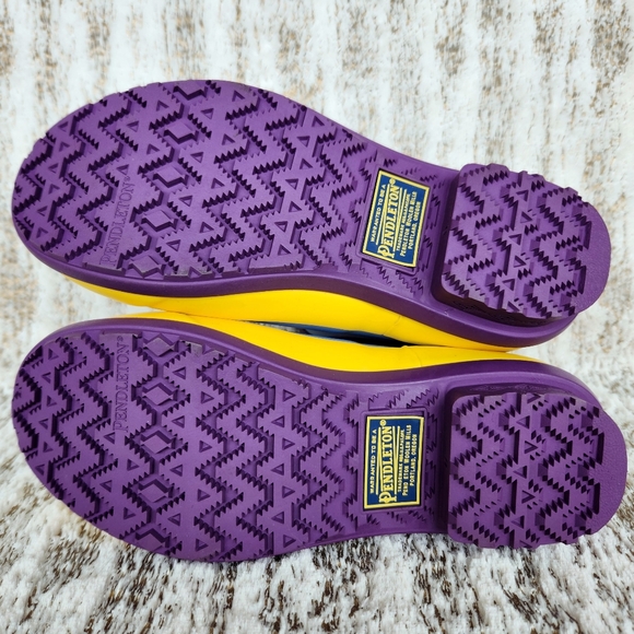 Pendleton Ankle Rain Boots Yosemite California National Park Blue Women's Size 6 - Picture 12 of 16